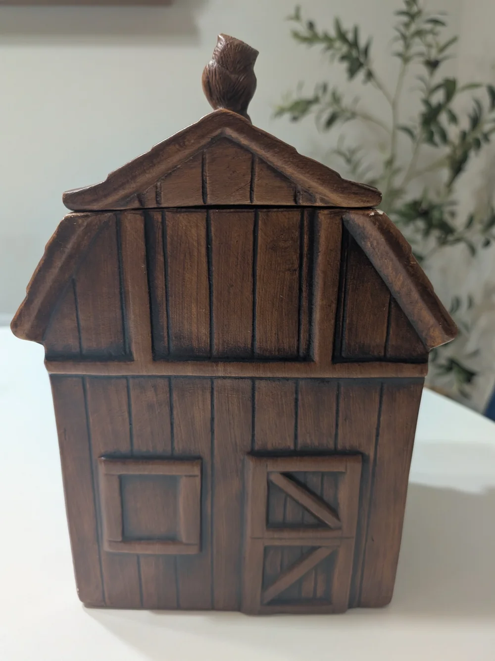 1960s Vintage Cookie Barn | Ceramic Cookie Jar | Treasure Craft